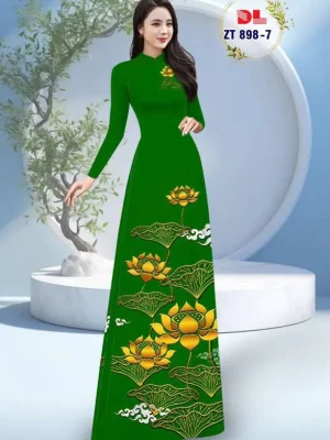 1736126846 826 vai ao dai hoa sen vang ad zt898