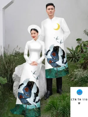 1737079145 584 vai ao dai nam hinh chim hac ad ctnth110