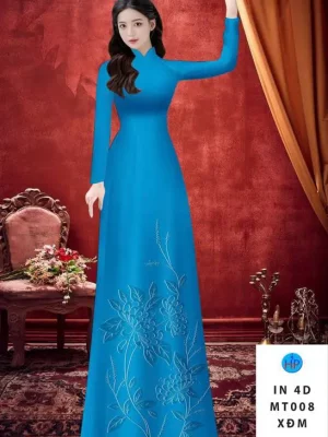 1738890752 242 vai ao dai hoa in chim 4d ad mt008