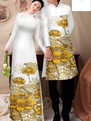 1747186616 83 vai ao dai cap doi hoa sen ad ctnth053