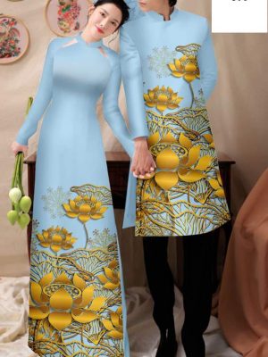 1747186616 861 vai ao dai cap doi hoa sen ad ctnth053