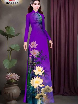 1747447086 553 vai ao dai hoa sen ad tn531