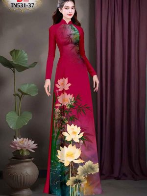 1747447089 455 vai ao dai hoa sen ad tn531