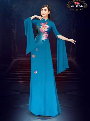 1747789818 91 vai ao dai hoa sen ad mh1977