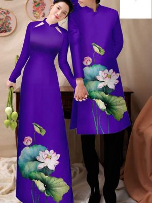 1748328250 585 vai ao dai gia dinh hoa sen ad ctnth060