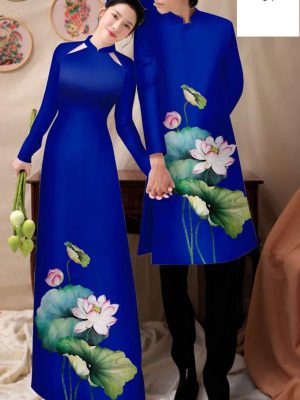 1748328250 956 vai ao dai gia dinh hoa sen ad ctnth060