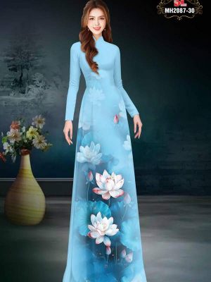1748328750 770 vai ao dai hoa sen ad mh2087