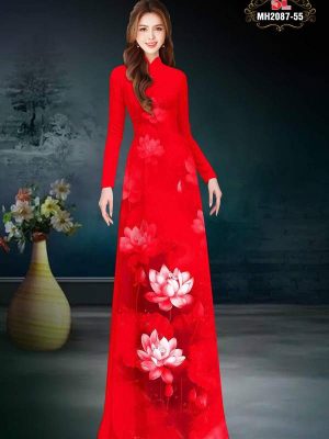 1748328751 563 vai ao dai hoa sen ad mh2087