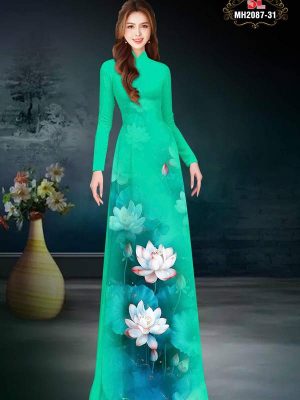 1748328752 53 vai ao dai hoa sen ad mh2087