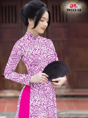 1748394464 213 vai ao dai hoa hong ad tn553