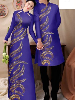 1748485612 127 vai ao dai gia dinh hinh bong lua ad ctnth063