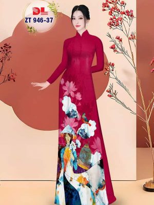 1748567145 834 vai ao dai co gai va hoa sen ad zt946