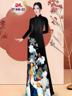 1748567146 934 vai ao dai co gai va hoa sen ad zt946