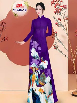 1748567147 110 vai ao dai co gai va hoa sen ad zt946