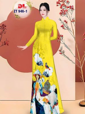 1748567148 107 vai ao dai co gai va hoa sen ad zt946