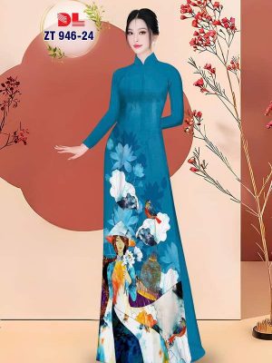 1748567149 296 vai ao dai co gai va hoa sen ad zt946