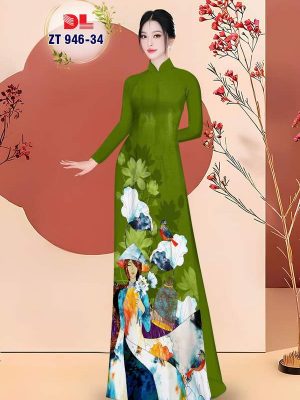 1748567151 134 vai ao dai co gai va hoa sen ad zt946