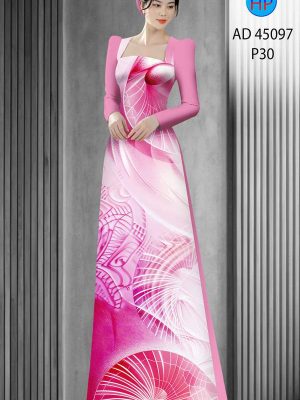 vai ao dai hoa van ad 45097
