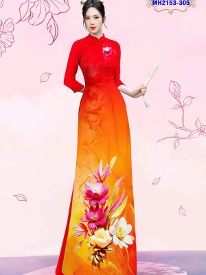 1750731212 302 vai ao dai hoa in 3d ad mh2153