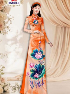 vai ao dai hoa sen ad mv6675