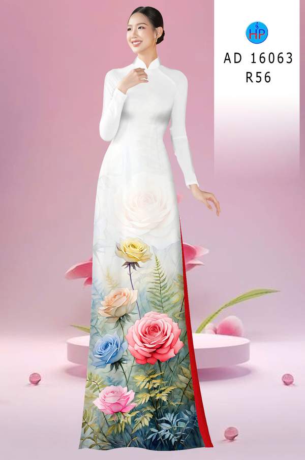 Vải Áo Dài Hoa Hồng AD 16063 7 1757992199 170 vai ao dai hoa hong ad 16063