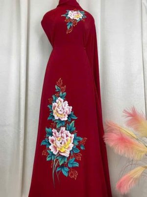 1759889651 395 vai ao dai ve tay hoa dai doa ad v51053