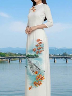 1760066721 453 vai ao dai ve tay hoa phuong va cau trang