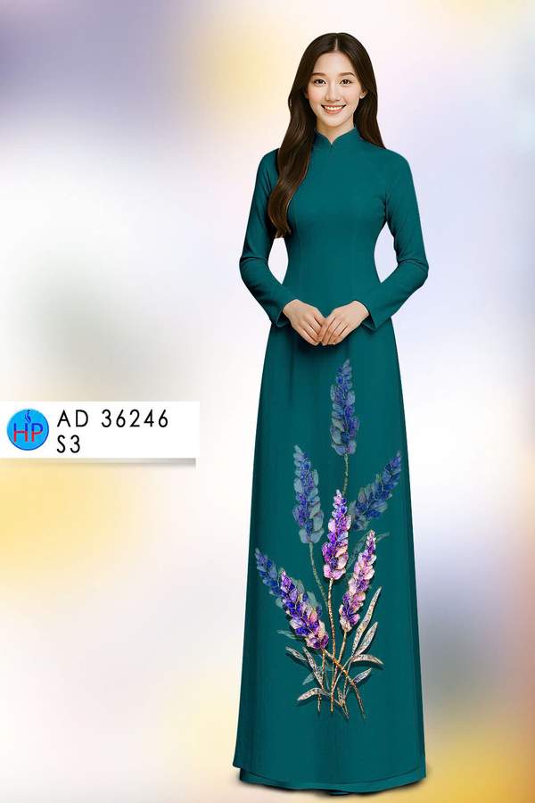 Vải Áo Dài Hoa Lavender AD 36246 2 1760584489 502 vai ao dai hoa lavender ad 36246