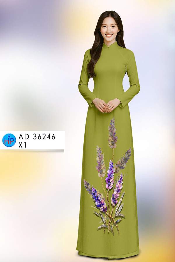 Vải Áo Dài Hoa Lavender AD 36246 15 1760584492 206 vai ao dai hoa lavender ad 36246