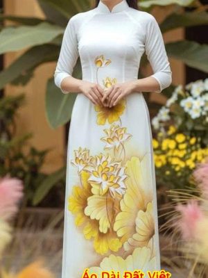 1760922247 911 vai ao dai ve tay hoa sen ad v51517
