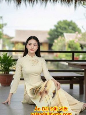 1760923231 92 vai ao dai ve tay phong canh ad v51539