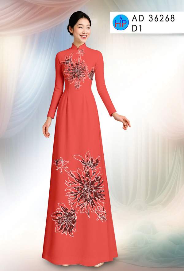 Vải Áo Dài Hoa In 3D AD 36268 4 1761096686 306 vai ao dai hoa in 3d ad 36268