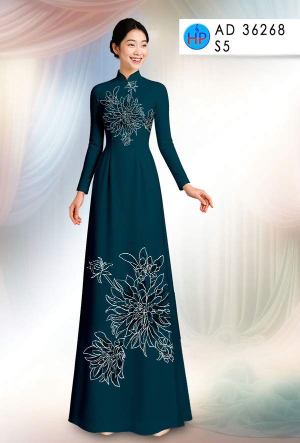 Vải Áo Dài Hoa In 3D AD 36268 17 1761096689 126 vai ao dai hoa in 3d ad 36268