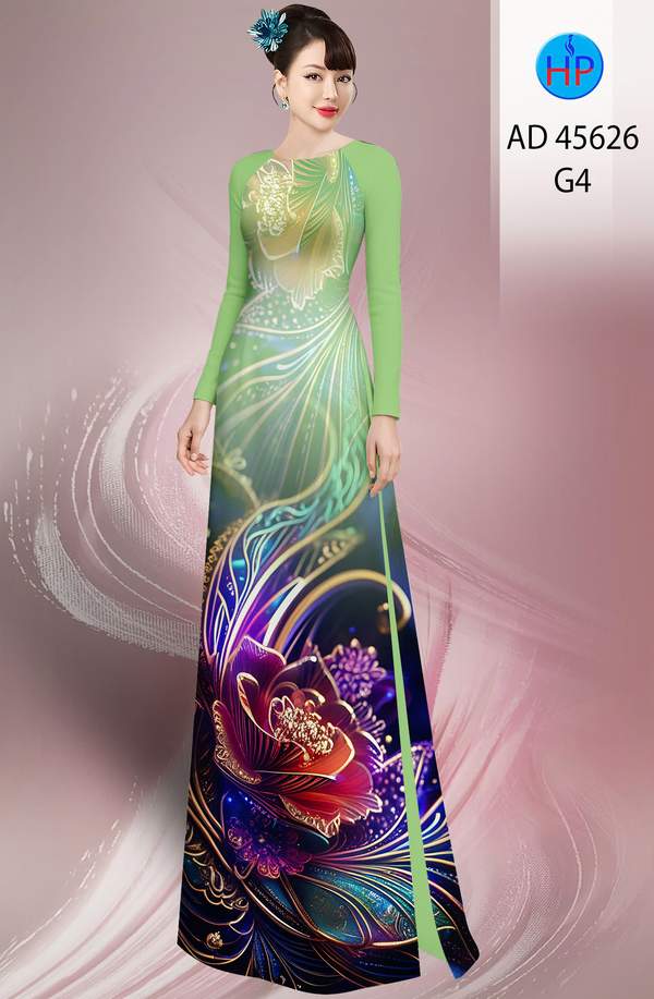 Vải Áo Dài Hoa In 3D AD 45626 6 1761097151 499 vai ao dai hoa in 3d ad 45626