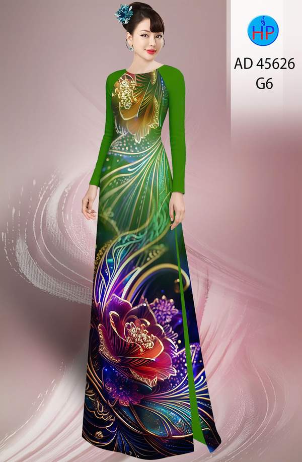 Vải Áo Dài Hoa In 3D AD 45626 2 1761097151 71 vai ao dai hoa in 3d ad 45626