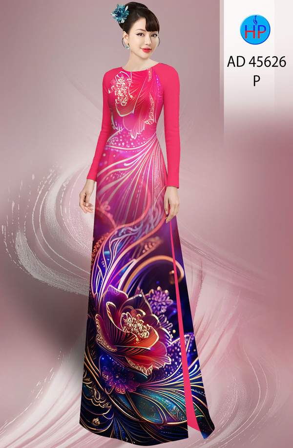 Vải Áo Dài Hoa In 3D AD 45626 12 1761097152 16 vai ao dai hoa in 3d ad 45626