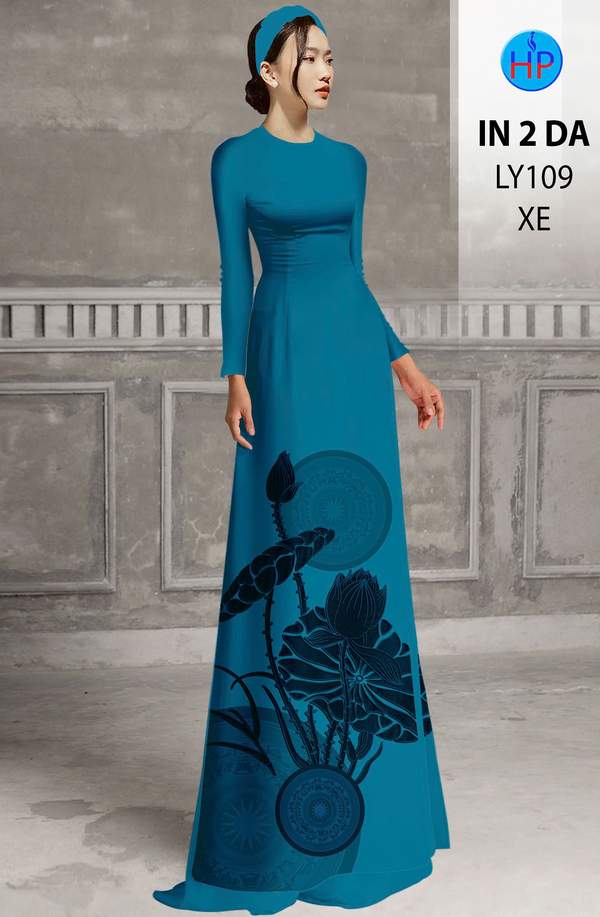 Vải Áo Dài Hoa Sen AD LY109 2 1761269774 103 vai ao dai hoa sen ad ly109