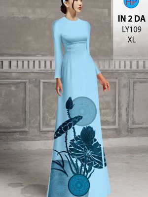 Vải Áo Dài Hoa Sen AD LY109 24 1761269775 58 vai ao dai hoa sen ad ly109