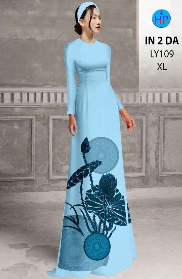Vải Áo Dài Hoa Sen AD LY109 7 1761269775 58 vai ao dai hoa sen ad ly109