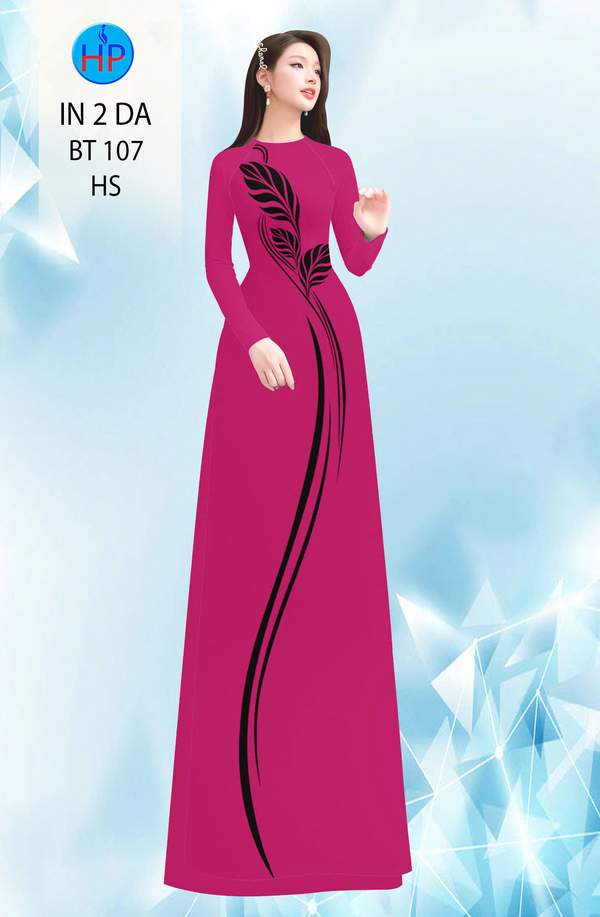 Vải Áo Dài Hoa In 3D AD BT107 4 1761270225 812 vai ao dai hoa in 3d ad bt107