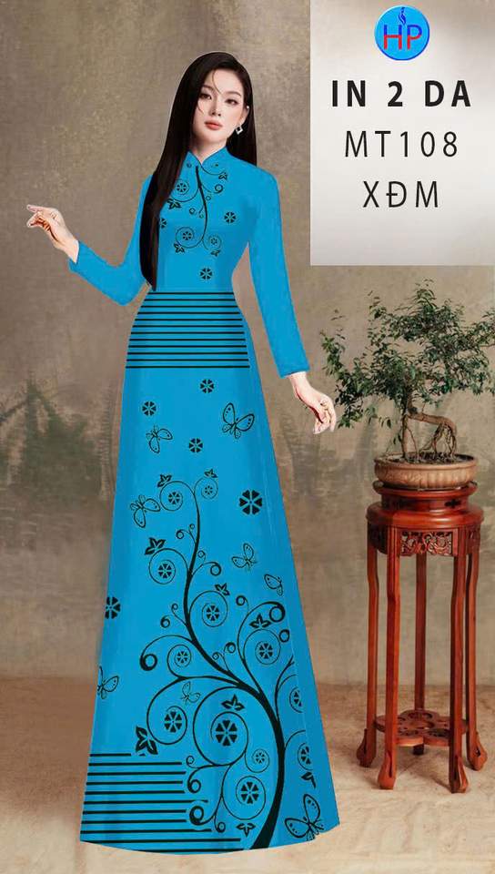 Vải Áo Dài Hoa In 3D AD MT108 3 1761270689 23 vai ao dai hoa in 3d ad mt108