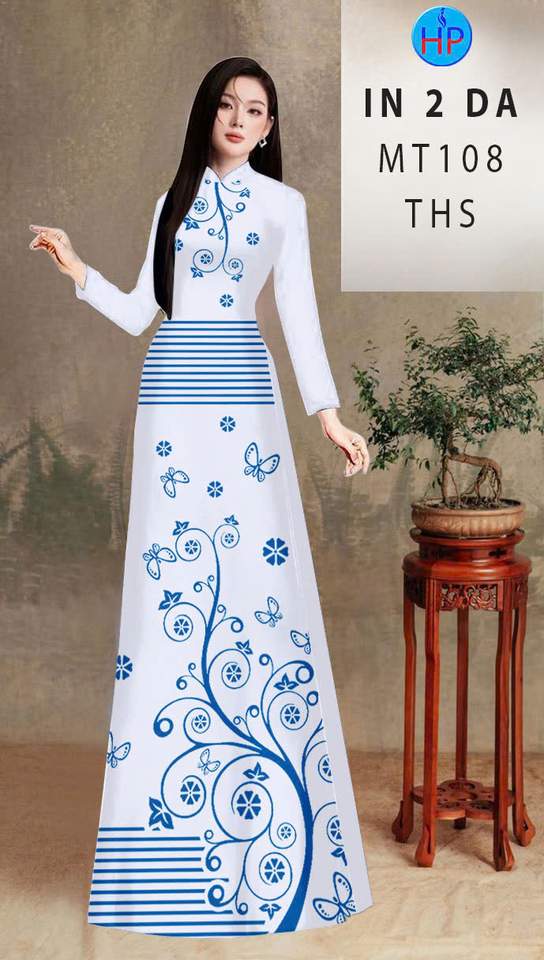 Vải Áo Dài Hoa In 3D AD MT108 2 1761270689 412 vai ao dai hoa in 3d ad mt108
