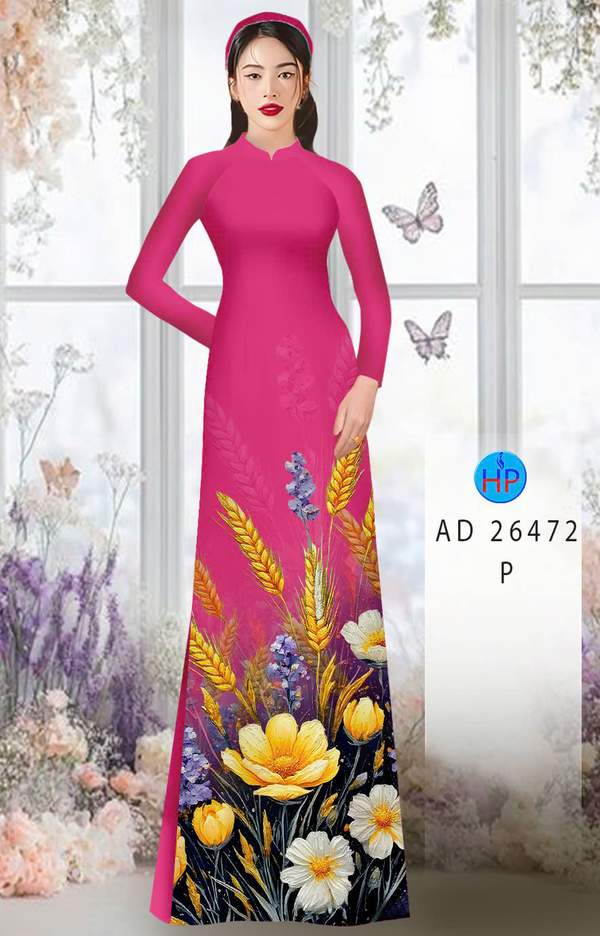 Vải Áo Dài Hoa In 3D AD 26472 3 1761355003 471 vai ao dai hoa in 3d ad 26472