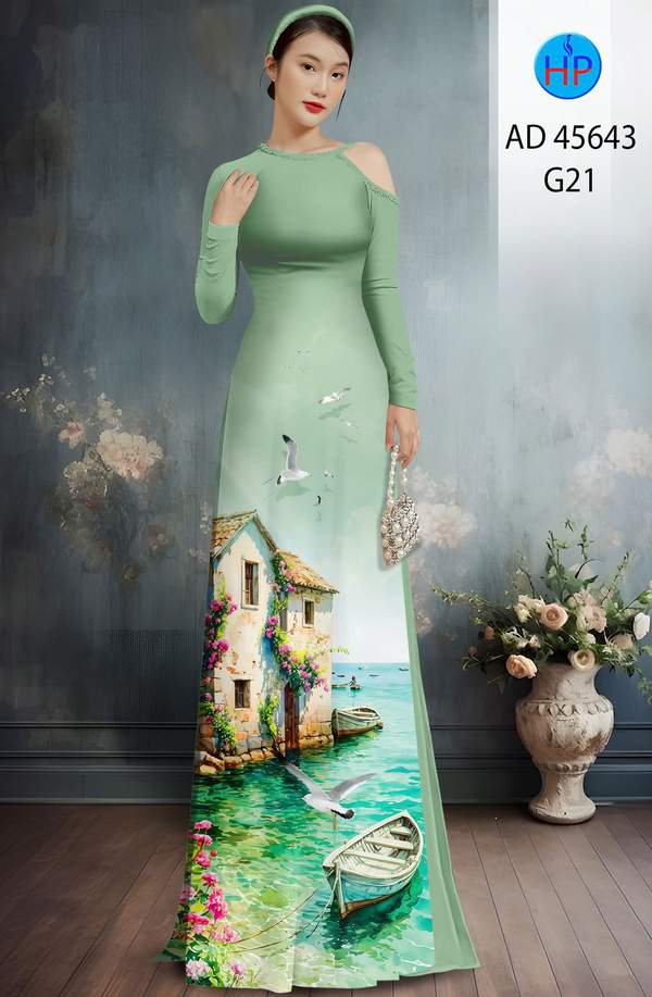 Vải Áo Dài Phong Cảnh AD 45643 6 1761355493 114 vai ao dai phong canh ad 45643