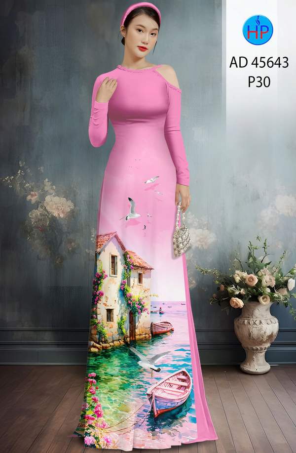 Vải Áo Dài Phong Cảnh AD 45643 10 1761355494 171 vai ao dai phong canh ad 45643
