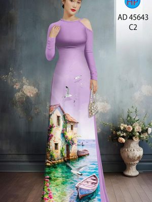 Vải Áo Dài Phong Cảnh AD 45643 26 1761355494 217 vai ao dai phong canh ad 45643