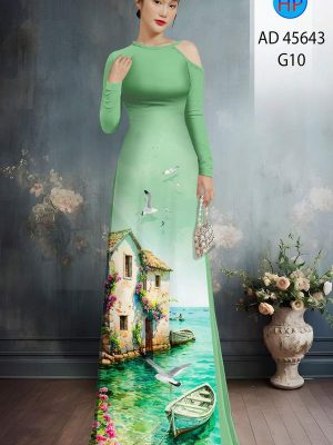 Vải Áo Dài Phong Cảnh AD 45643 33 1761355495 143 vai ao dai phong canh ad 45643