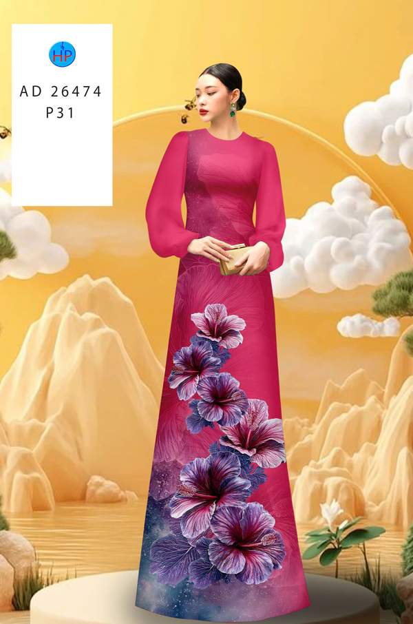 Vải Áo Dài Hoa In 3D AD 26474 7 1761530638 425 vai ao dai hoa in 3d ad 26474