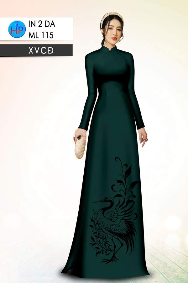 Vải Áo Dài Chim Hạc AD ML115 8 1761617966 897 vai ao dai chim hac ad ml115