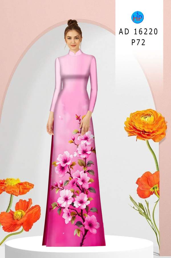 Vải Áo Dài Hoa In 3D AD 16220 4 1761618402 10 vai ao dai hoa in 3d ad 16220